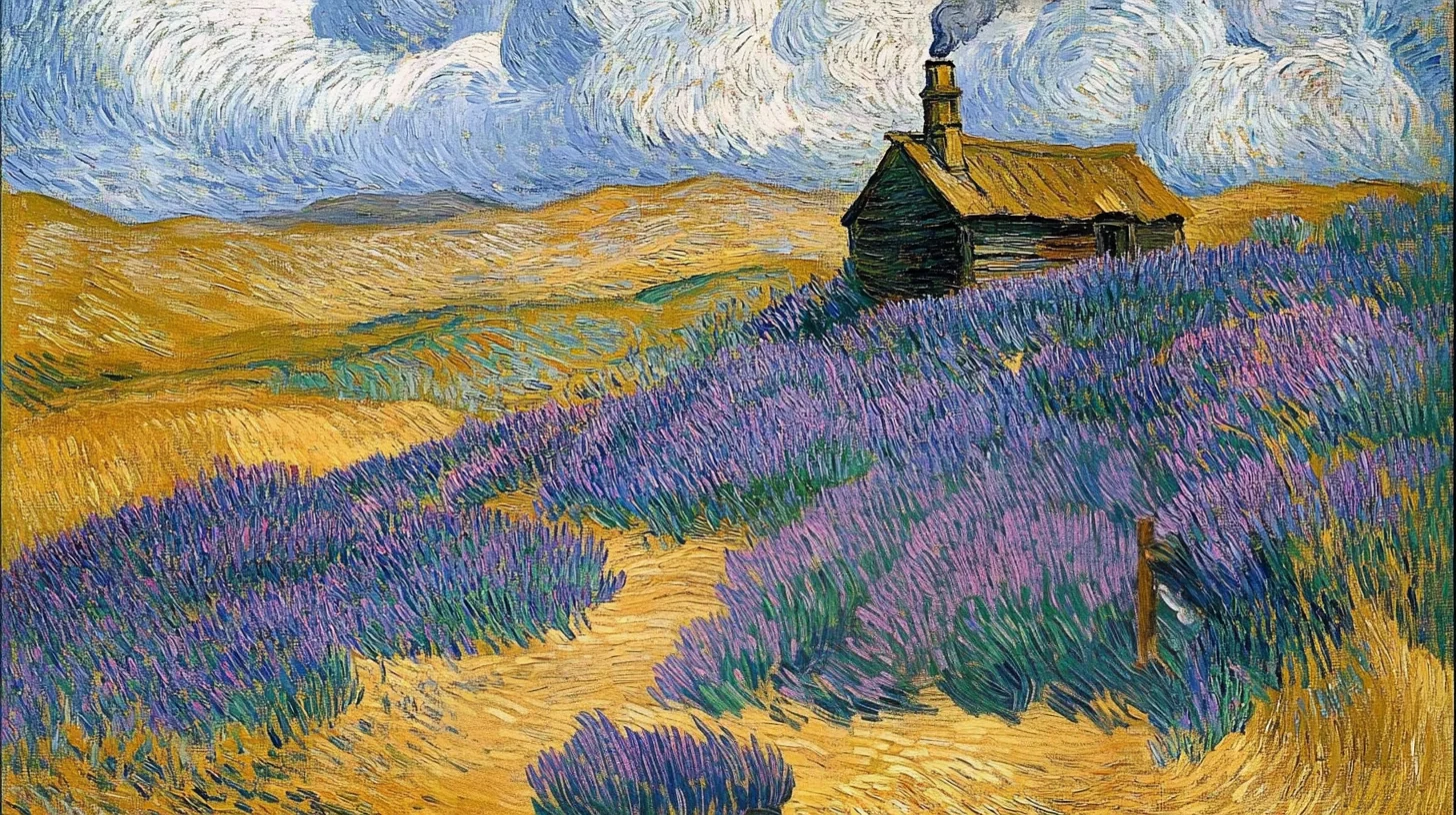 Chosen painting for Bruyères - Van Gogh inspired landscape